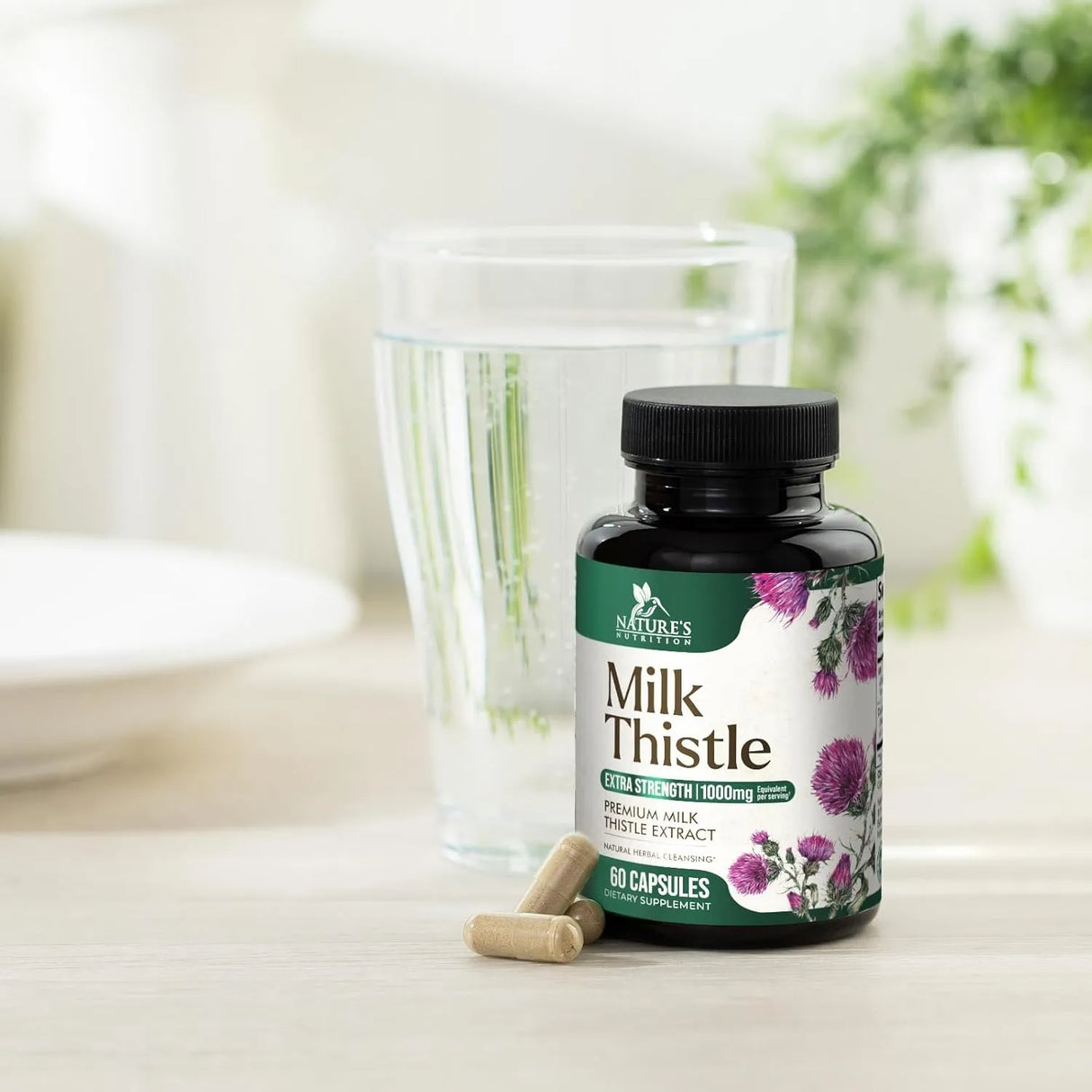 NATURE'S NUTRITION - Nature's Nutrition Milk Thistle 1000Mg. 60 Capsulas - The Red Vitamin MX - Suplementos Alimenticios - {{ shop.shopifyCountryName }}