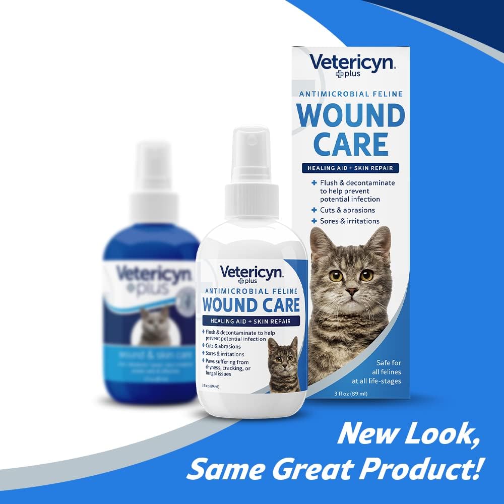 Vetericyn Plus Cat Wound Care Spray 89Ml.
