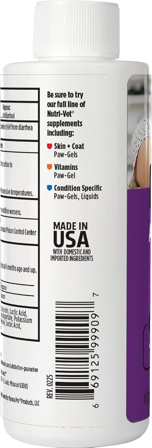 Nutri-Vet Anti-Diarrhea Liquid for Cats 4 Fl.Oz.