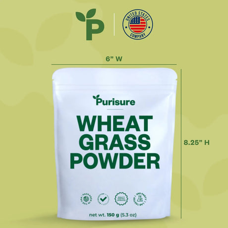 PURISURE - Purisure Wheatgrass Powder 150Gr. - The Red Vitamin MX - Suplementos Alimenticios - {{ shop.shopifyCountryName }}