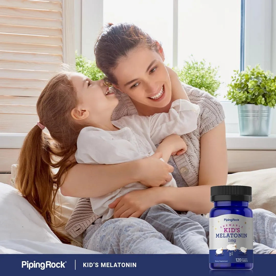 PIPING ROCK - Piping Rock Kids Melatonin 1Mg. 120 Tabletas Masticables - The Red Vitamin MX - Suplementos Alimenticios - {{ shop.shopifyCountryName }}