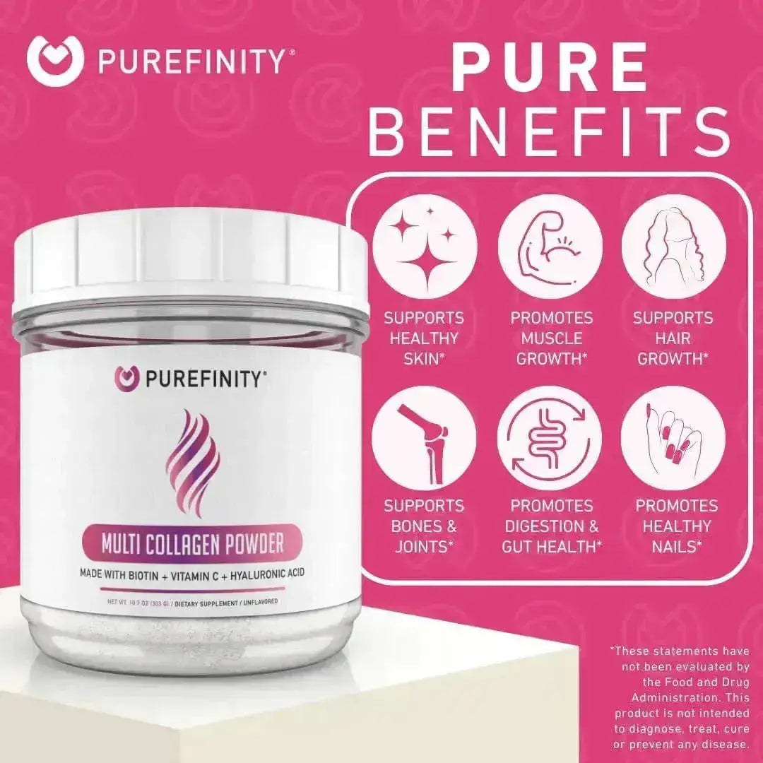PUREFINITY - PUREFINITY Multi Collagen Peptides Powder 303Gr. - The Red Vitamin MX - Suplementos Alimenticios - {{ shop.shopifyCountryName }}