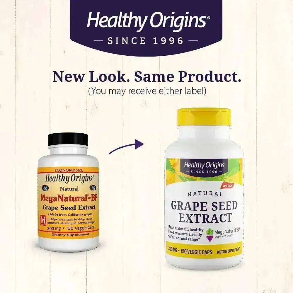 HEALTHY ORIGINS - Healthy Origins MegaNatural BP-Grape Seed Extract 300Mg. 150 Capsulas - The Red Vitamin MX - Suplementos Alimenticios - {{ shop.shopifyCountryName }}