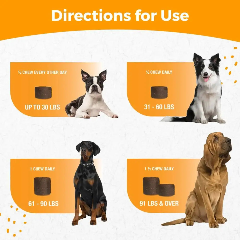 NOOTIE - Nootie ProgilityMAX Hip & Joint Supplement for Large Dogs 60 Masticables - The Red Vitamin MX - Cuidado De Cadera Y Articulaciones Para Perros - {{ shop.shopifyCountryName }}