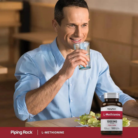 PIPING ROCK - Piping Rock L-Methionine 1000Mg. 100 Capsulas - The Red Vitamin MX - Suplementos Alimenticios - {{ shop.shopifyCountryName }}