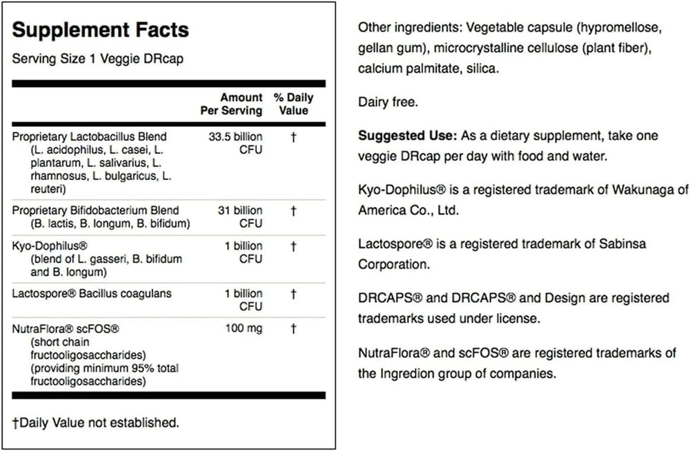 SWANSON - Swanson Ultra Potency Probiotic 60 Capsulas - The Red Vitamin MX - Suplementos Alimenticios - {{ shop.shopifyCountryName }}