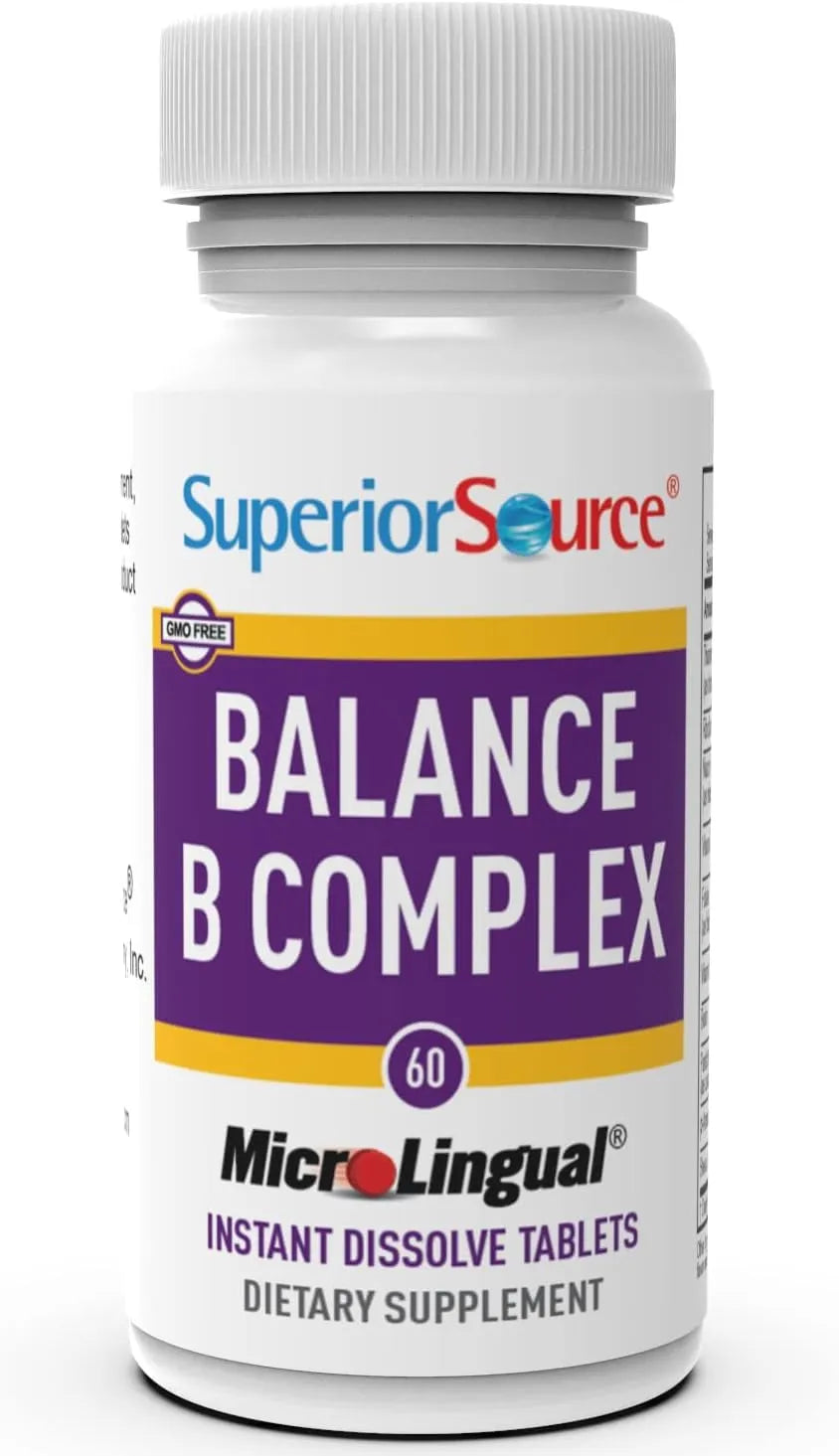 SUPERIOR SOURCE - Superior Source Balance B Complex 60 Tabletas - The Red Vitamin MX - Suplementos Alimenticios - {{ shop.shopifyCountryName }}