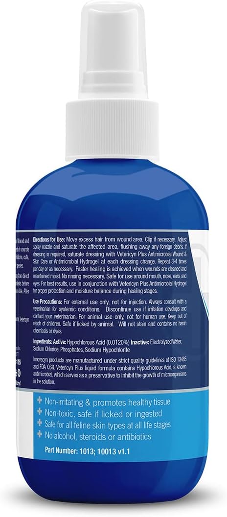 Vetericyn Plus Cat Wound Care Spray 89Ml.