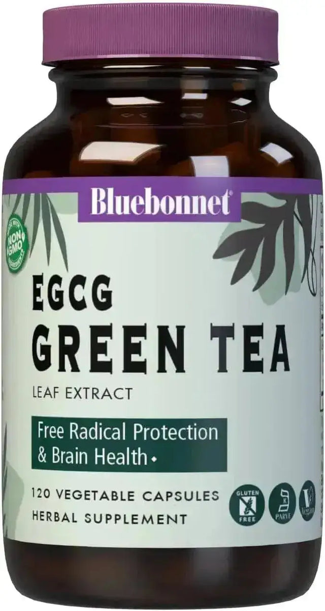 BLUEBONNET NUTRITION - BlueBonnet EGCG Green Tea Leaf Extract 120 Capsulas - The Red Vitamin MX - Suplementos Alimenticios - {{ shop.shopifyCountryName }}