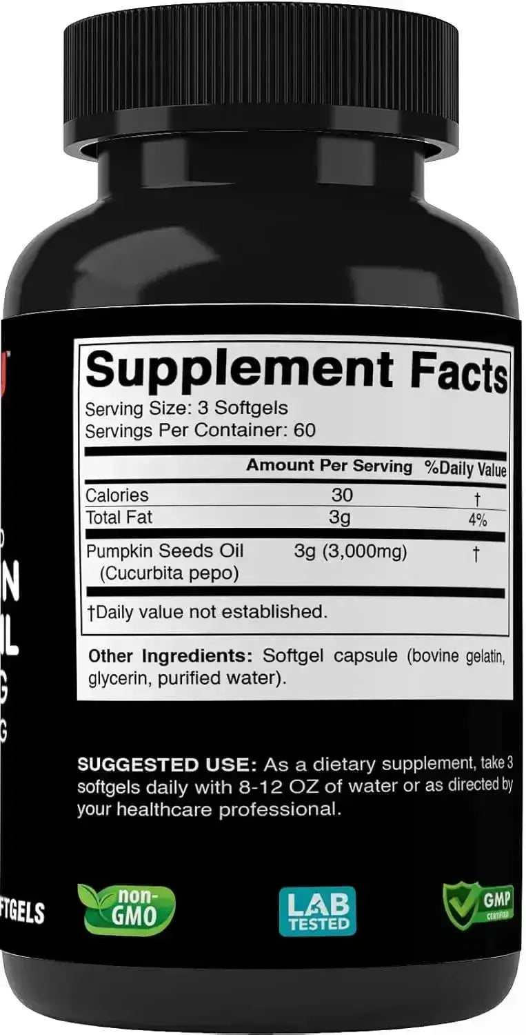 VITABOD - Vitabod Cold Pressed Pumpkin Seed Oil 3000Mg. 180 Capsulas Blandas - The Red Vitamin MX - Suplementos Alimenticios - {{ shop.shopifyCountryName }}