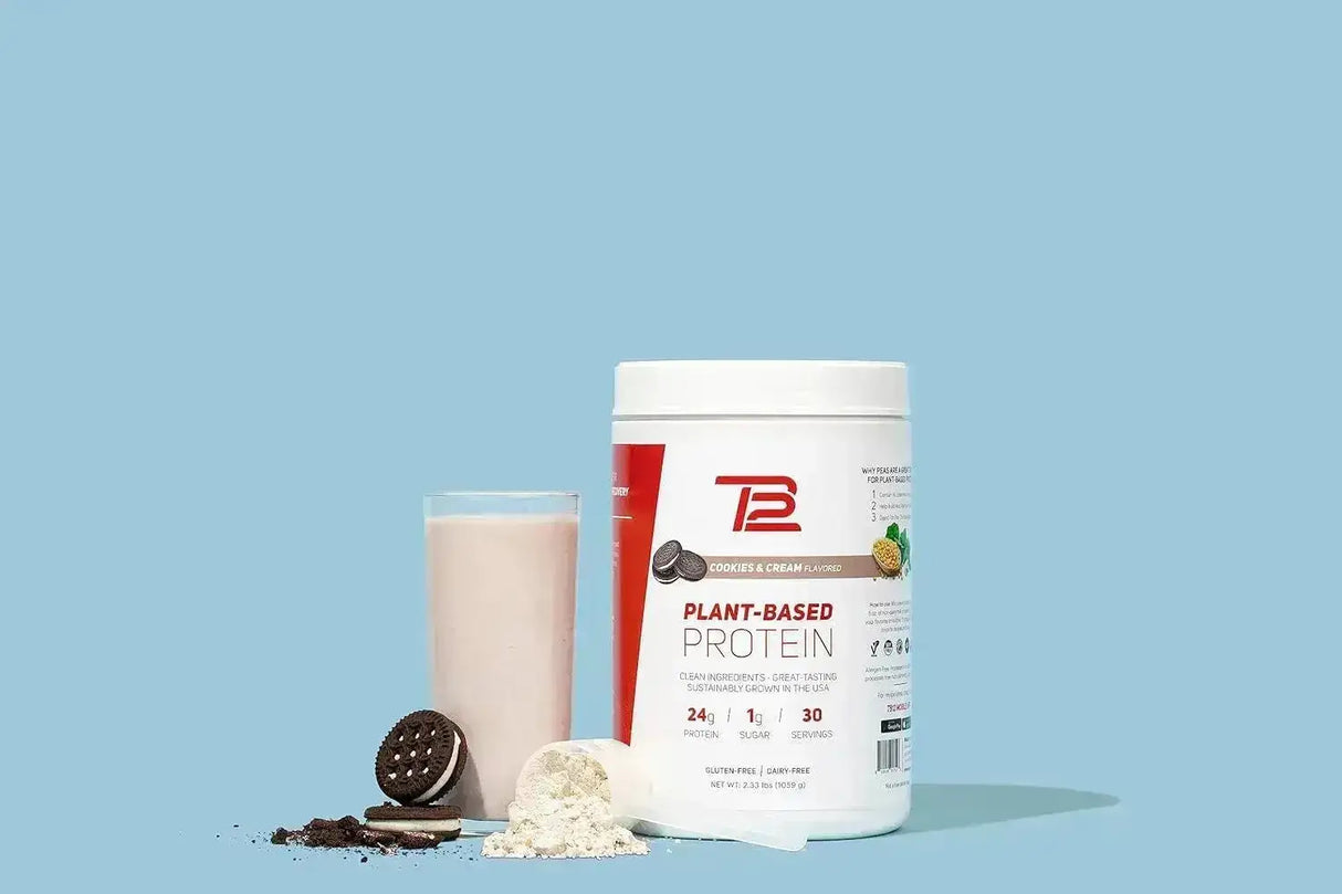 TB12 - TB12 Plant Based Protein Powder Cookies and Cream 30 Servicios 1059Gr. - The Red Vitamin MX - Suplementos Alimenticios - {{ shop.shopifyCountryName }}