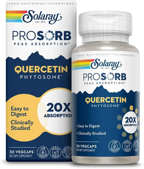 SOLARAY - SOLARAY Quercetin Phytosome 30 Capsulas - The Red Vitamin MX - Suplementos Alimenticios - {{ shop.shopifyCountryName }}