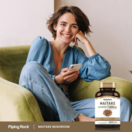 PIPING ROCK - Piping Rock Maitake Mushroom Extract 1600Mg. 240 Capsulas - The Red Vitamin MX - Suplementos Alimenticios - {{ shop.shopifyCountryName }}