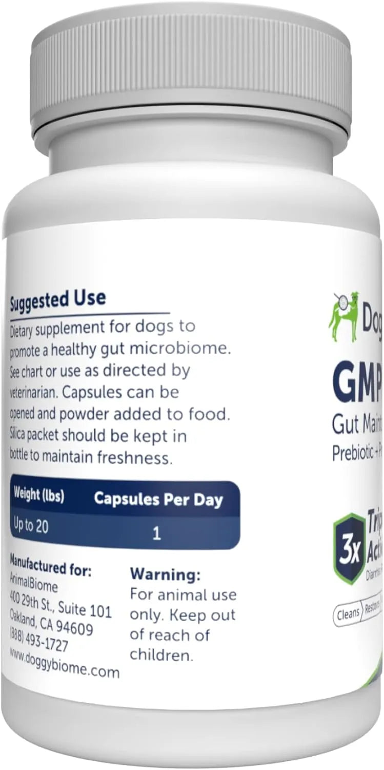 DOGGYBIOME - DoggyBiome Dog Probiotics Under 20 lbs 60 Capsulas - The Red Vitamin MX - Probióticos Para Perros - {{ shop.shopifyCountryName }}