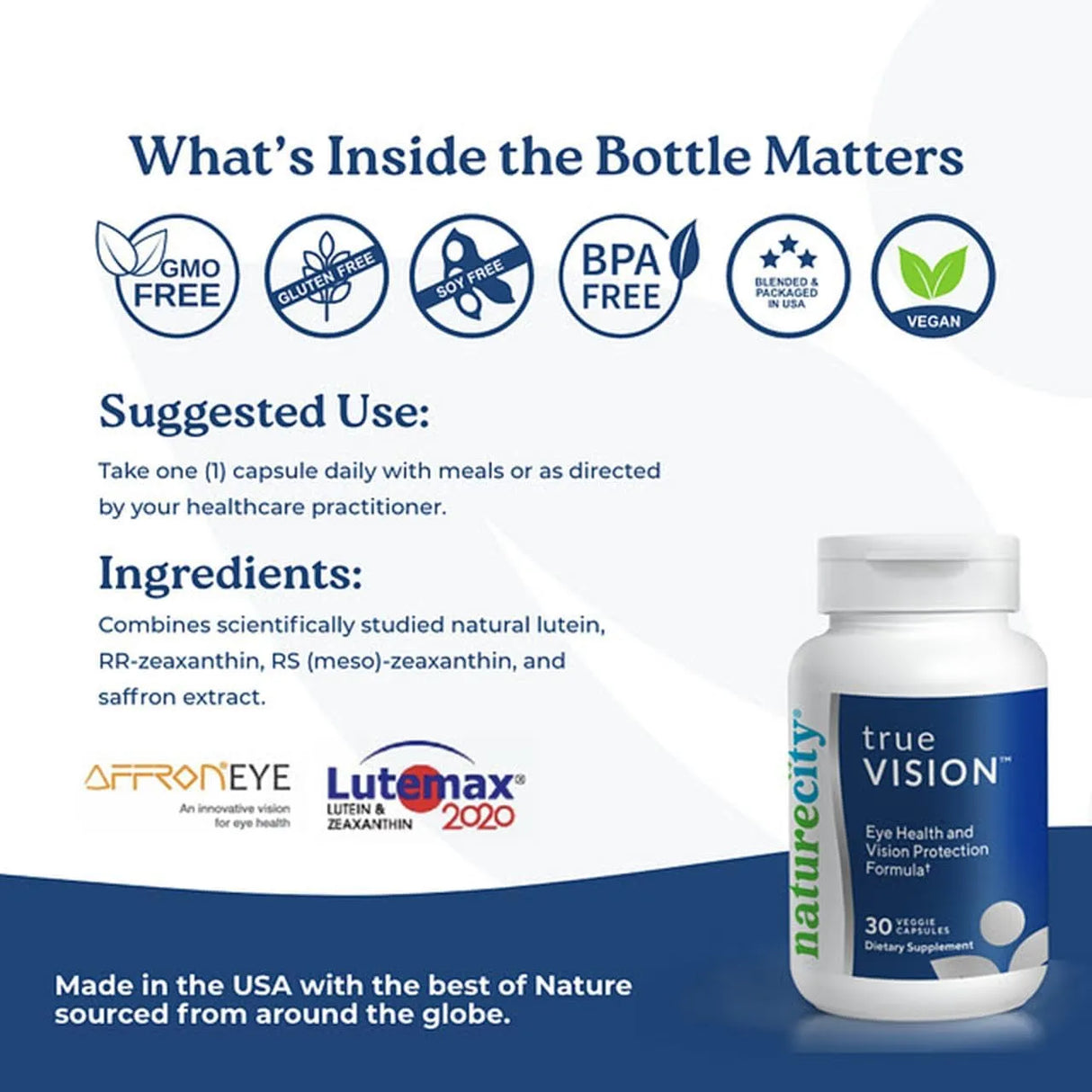 NATURECITY - NatureCity True-Vision Eye Health 30 Capsulas - The Red Vitamin MX - Suplementos Alimenticios - {{ shop.shopifyCountryName }}