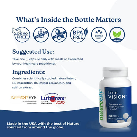 NATURECITY - NatureCity True-Vision Eye Health 30 Capsulas - The Red Vitamin MX - Suplementos Alimenticios - {{ shop.shopifyCountryName }}