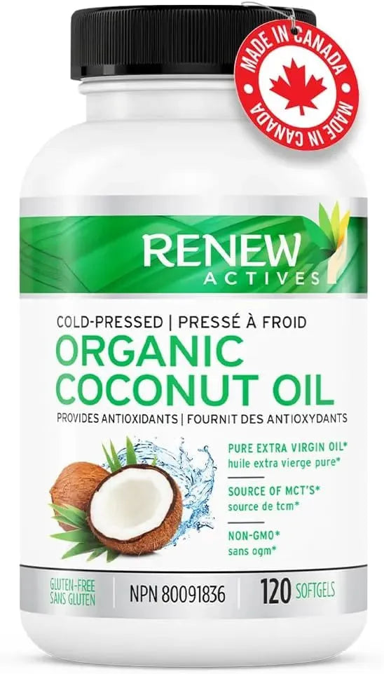 RENEW ACTIVES - Renew Actives Coconut Oil 120 Capsulas Blandas - The Red Vitamin MX - Suplementos Alimenticios - {{ shop.shopifyCountryName }}