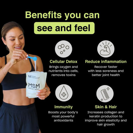 HUMAN IMPROVEMENT - Human Improvement MSM Cellular Detox 256Gr. - The Red Vitamin MX - Suplementos Alimenticios - {{ shop.shopifyCountryName }}