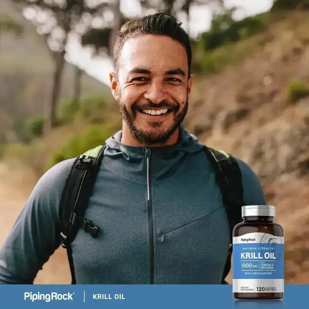 PIPING ROCK - Piping Rock Krill Oil Omega 3 1000Mg. 120 Capsulas Blandas - The Red Vitamin MX - Suplementos Alimenticios - {{ shop.shopifyCountryName }}