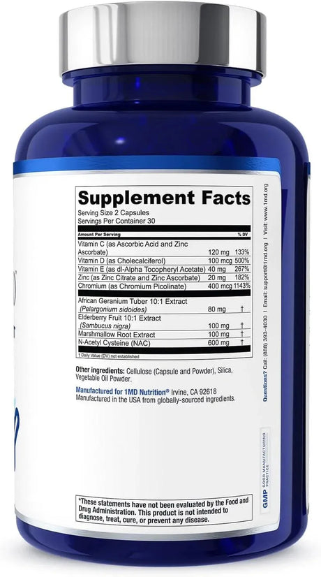 1MD NUTRITION - 1MD Nutrition BreatheMD 60 Capsulas - The Red Vitamin MX - Suplementos Alimenticios - {{ shop.shopifyCountryName }}