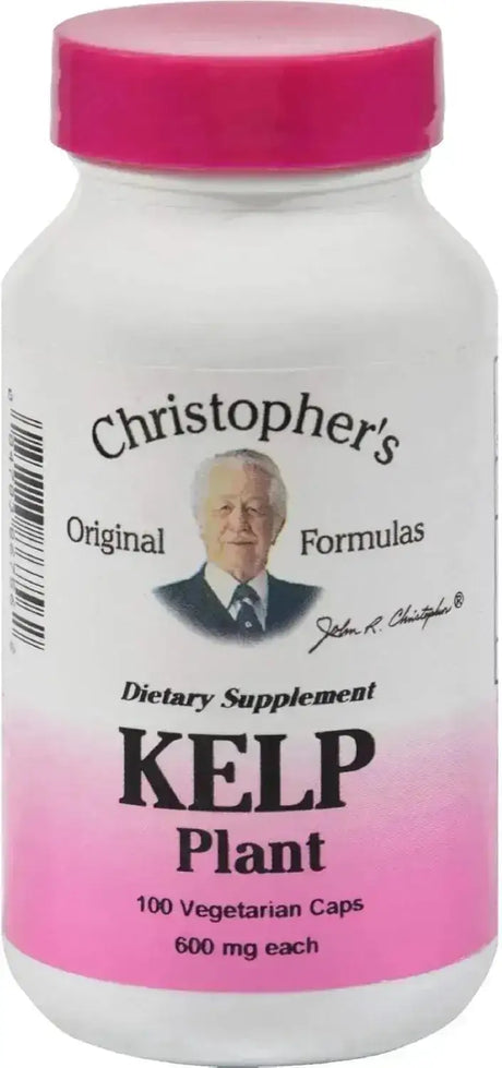 CHRISTOPHER´S -  Dr. Christopher's Formula Kelp 600Mg. 100 Capsulas - The Red Vitamin MX - Suplementos Alimenticios - {{ shop.shopifyCountryName }}