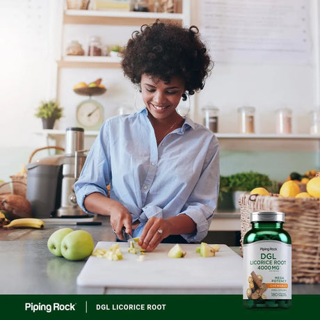 PIPING ROCK - Piping Rock DGL Licorice Root 4000Mg. 180 Tabletas Masticables - The Red Vitamin MX - Suplementos Alimenticios - {{ shop.shopifyCountryName }}