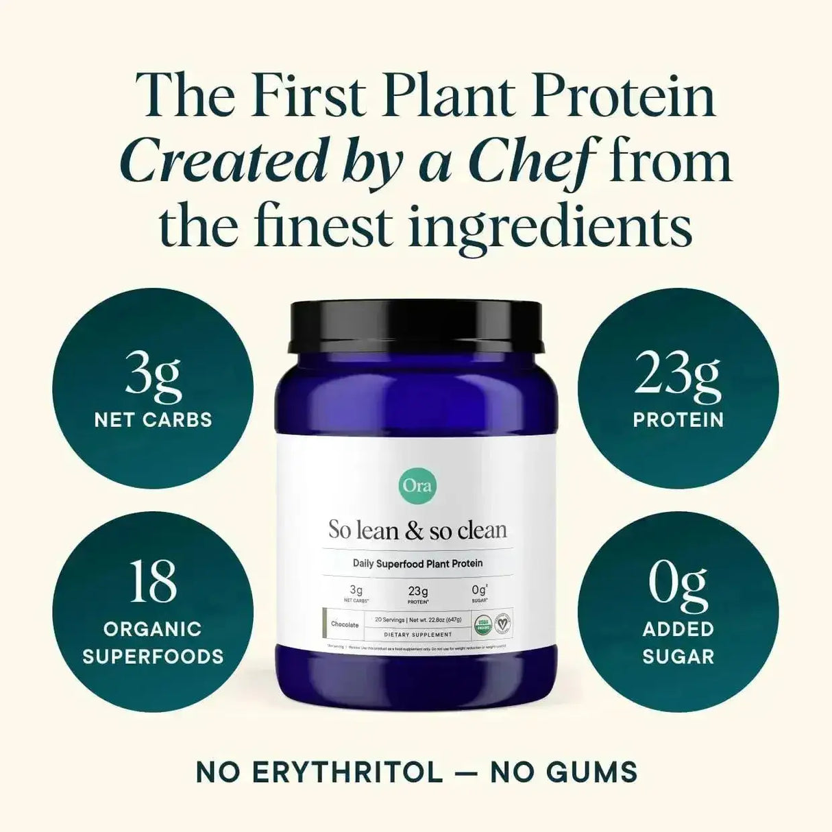 ORA ORGANIC - Ora Organic Vegan Protein Powder Chocolate Flavor 20 Servicios 647Gr. - The Red Vitamin MX - Suplementos Alimenticios - {{ shop.shopifyCountryName }}