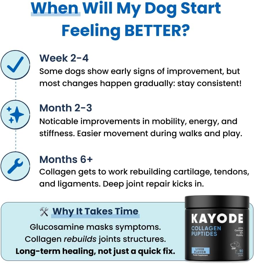 Kayode Collagen Puptides Dog Joint Supplement 90 Masticables