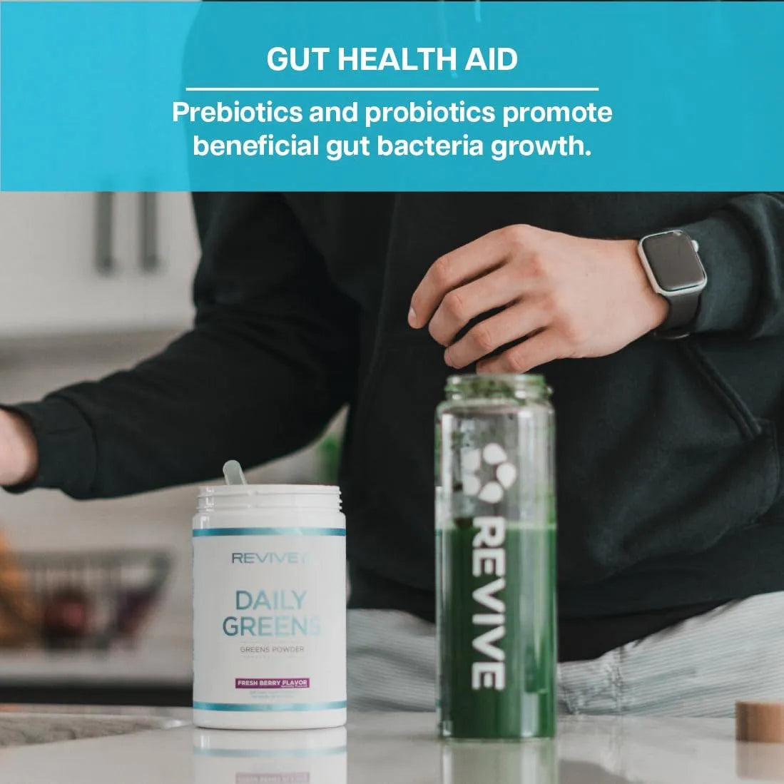 REVIVE - Revive MD Daily Green Powder Superfood Espresso 30 Servicios 390Gr. - The Red Vitamin MX - Suplementos Alimenticios - {{ shop.shopifyCountryName }}