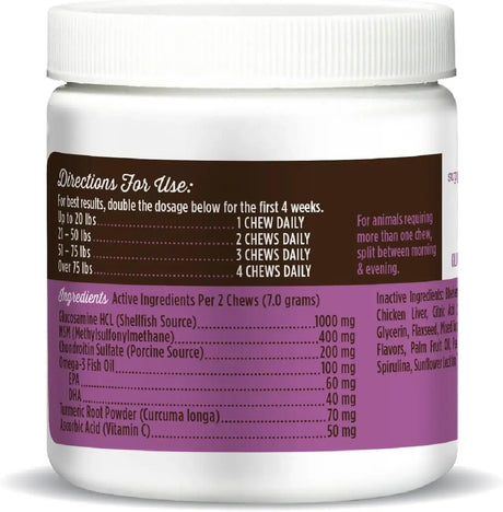 DR. JOSEPH'S - Dr. Joseph's VetPro Complete Dog Hip and Joint Chicken Flavored 60 Masticables - The Red Vitamin MX - Cuidado De Cadera Y Articulaciones Para Perros - {{ shop.shopifyCountryName }}