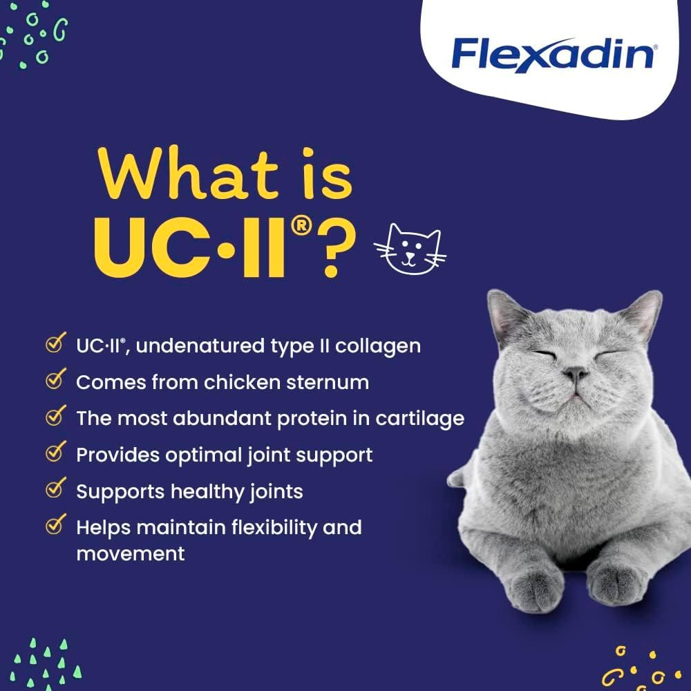 Vetoquinol Flexadin Cat Hip and Joint Support Chew 30 Masticables
