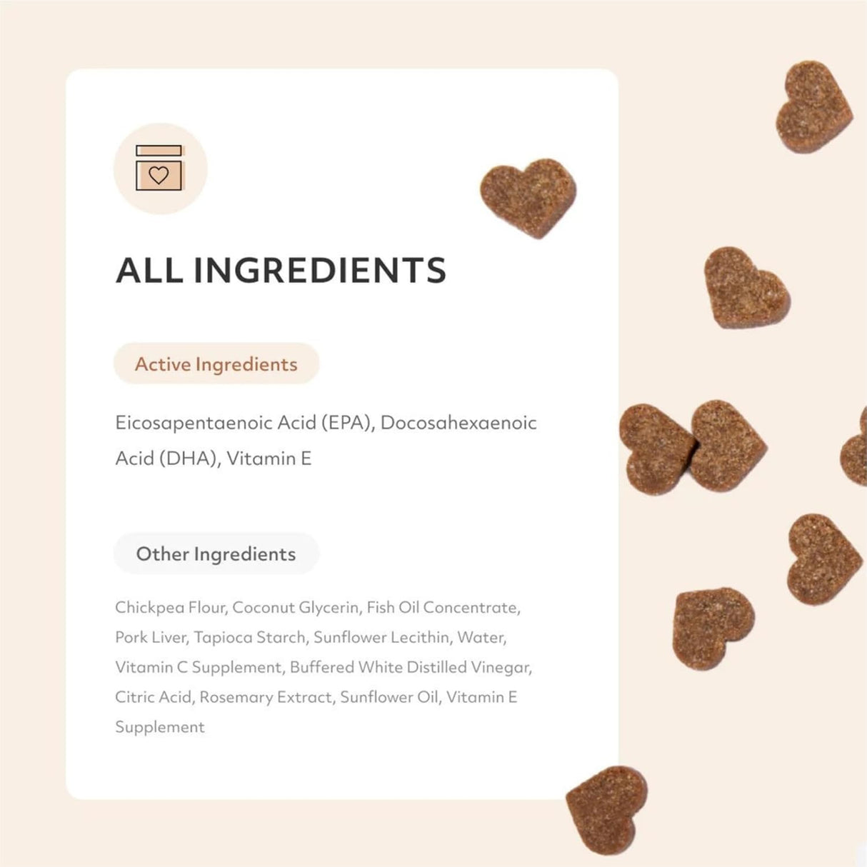 Reggie Evening Skin + Coat Supplements for Dogs 60 Masticables