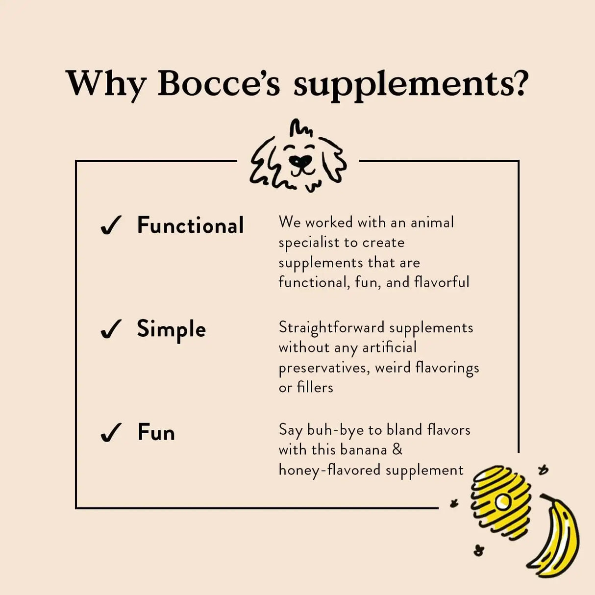 BOCCE'S BAKERY - Bocce's Bakery Calming Supplement for Dogs 60 Masticables - The Red Vitamin MX - Relajantes Para Perros - {{ shop.shopifyCountryName }}