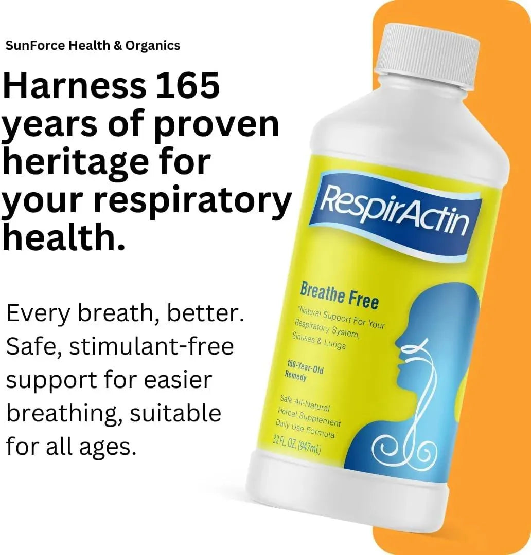 RESPIRACTIN - RespirActin Safe & Effective Herbal Respiratory Health Supplement 947Ml. - The Red Vitamin MX - Suplementos Alimenticios - {{ shop.shopifyCountryName }}