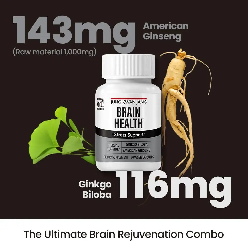 JUNGKWANJANG - JungKwanJang Brain Health Formula 30 Capsulas - The Red Vitamin MX - Suplementos Alimenticios - {{ shop.shopifyCountryName }}