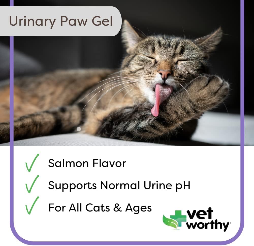 Vet Worthy Urinary Paw Gel for Cats 3 Oz.