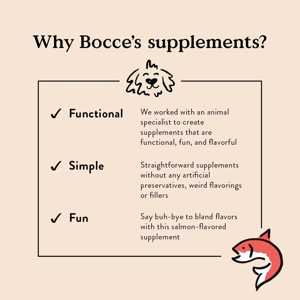 BOCCE'S BAKERY - Bocce's Bakery Skin & Coat Supplement for Dogs 60 Masticables - The Red Vitamin MX - Remedios Para La Picazón De Perros - {{ shop.shopifyCountryName }}