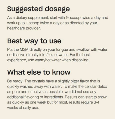 HUMAN IMPROVEMENT - Human Improvement MSM Cellular Detox 256Gr. - The Red Vitamin MX - Suplementos Alimenticios - {{ shop.shopifyCountryName }}