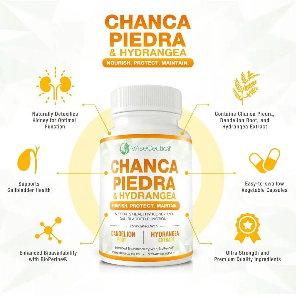 WISECEUTICAL - Wiseceutical Max Strength Chanca Piedra 60 Capsulas - The Red Vitamin MX - Suplementos Alimenticios - {{ shop.shopifyCountryName }}