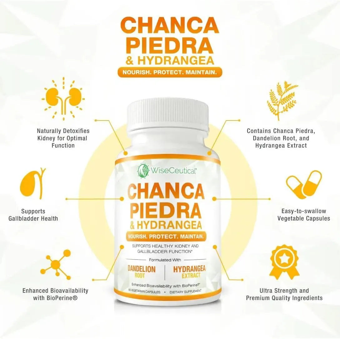 WISECEUTICAL - Wiseceutical Max Strength Chanca Piedra 60 Capsulas - The Red Vitamin MX - Suplementos Alimenticios - {{ shop.shopifyCountryName }}