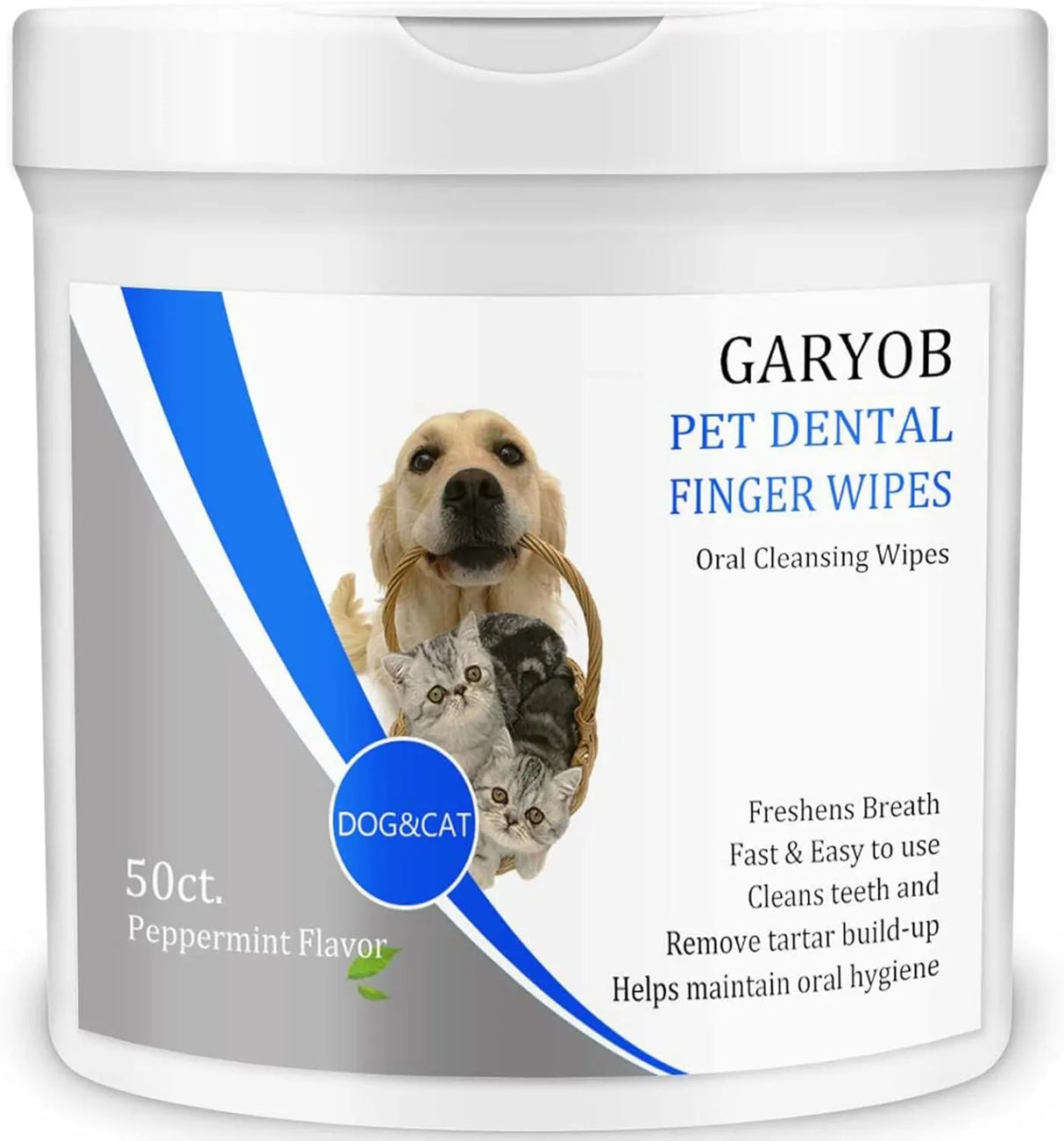 GARYOB - GARYOB Pet Dental Fingers Wipes 50 Toallitas - The Red Vitamin MX - Cuidado Dental Para Perros - {{ shop.shopifyCountryName }}