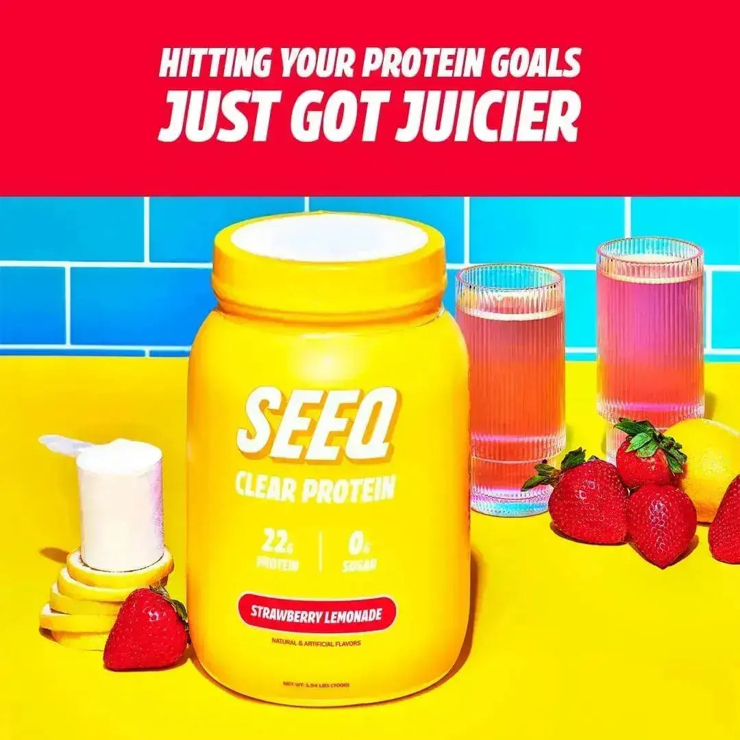 SEEQ - SEEQ Clear Whey Isolate Protein Powder Strawberry Lemonade 25 Servicios - The Red Vitamin MX - Suplementos Alimenticios - {{ shop.shopifyCountryName }}