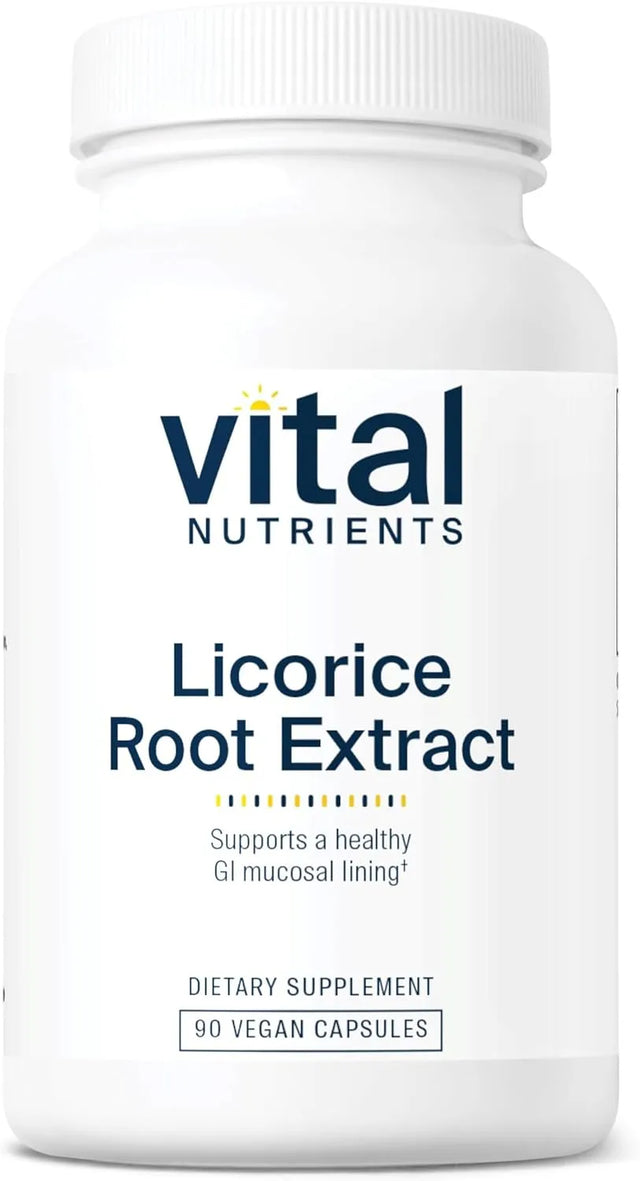 VITAL NUTRIENTS - Vital Nutrients Licorice Root 90 Capsulas - The Red Vitamin MX - Suplementos Alimenticios - {{ shop.shopifyCountryName }}