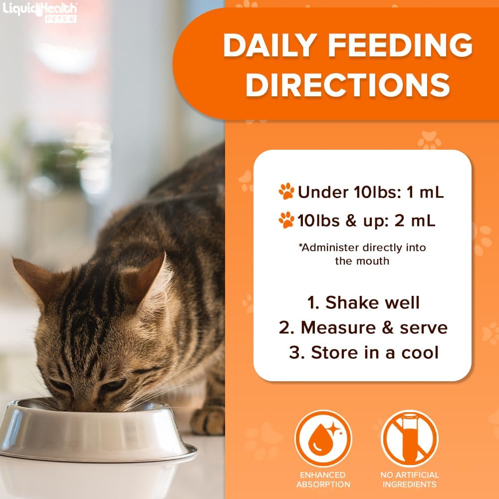 LIQUIDHEALTH Pets Liquid Cat Glucosamine Joint 2 Fl.Oz. 2 Pack