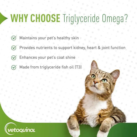 VETOQUINOL - Vetoquinol Triglyceride Liquid Omega 3 for Dogs and Cats 8 Fl.Oz. 2 Pack - The Red Vitamin MX - Aceite De Pescado Para Perros - {{ shop.shopifyCountryName }}