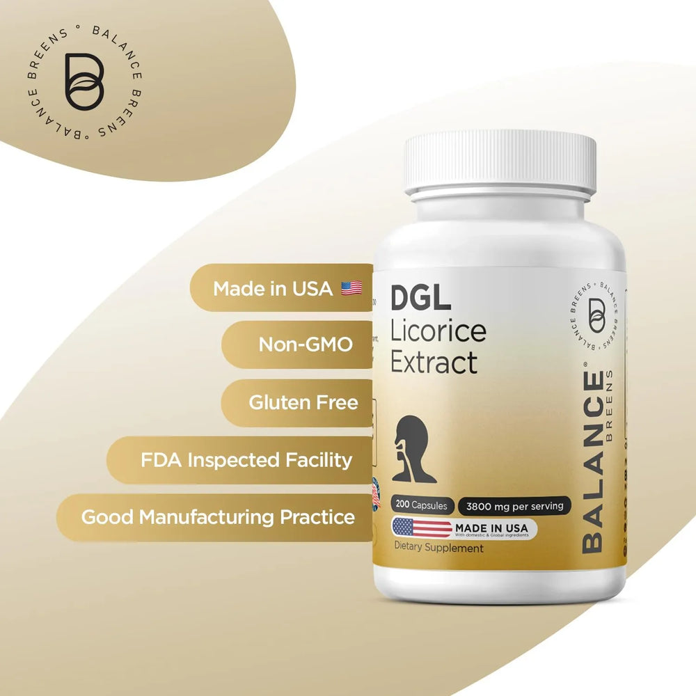 BALANCE BREENS - Balancebreens DGL Deglycyrrhizinated Licorice 3800Mg. 200 Capsulas - The Red Vitamin MX - Suplementos Alimenticios - {{ shop.shopifyCountryName }}