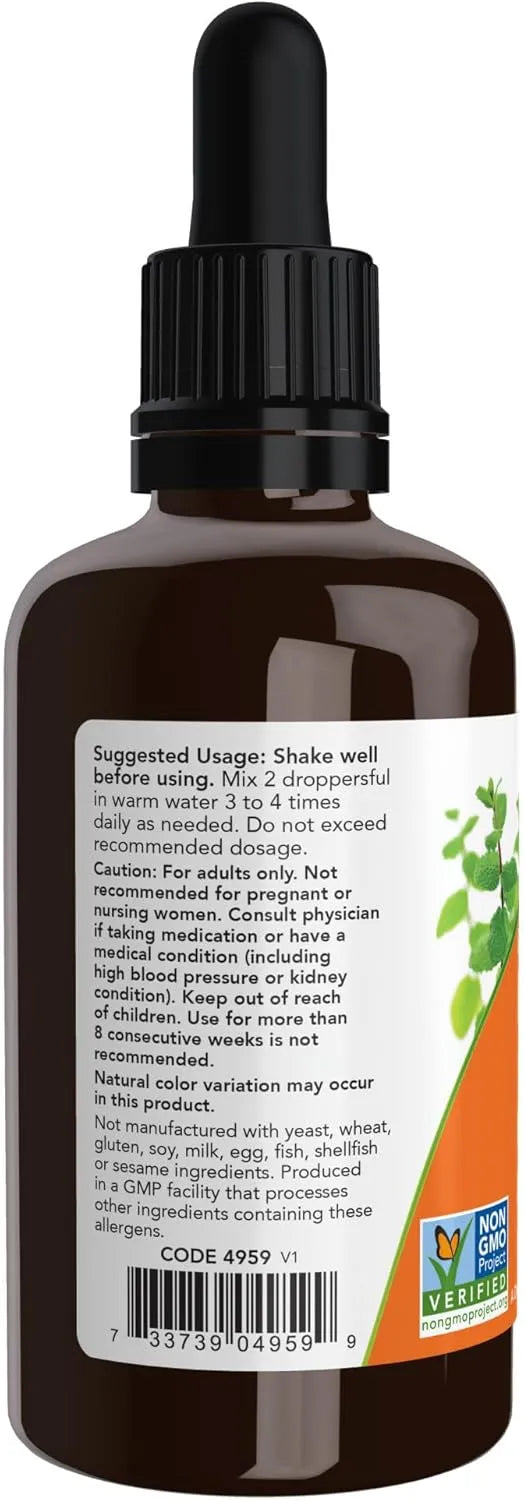 NOW SUPPLEMENTS - NOW Foods Supplements Certified Organic Licorice Root 2 Fl.Oz. - The Red Vitamin MX - Suplementos Alimenticios - {{ shop.shopifyCountryName }}
