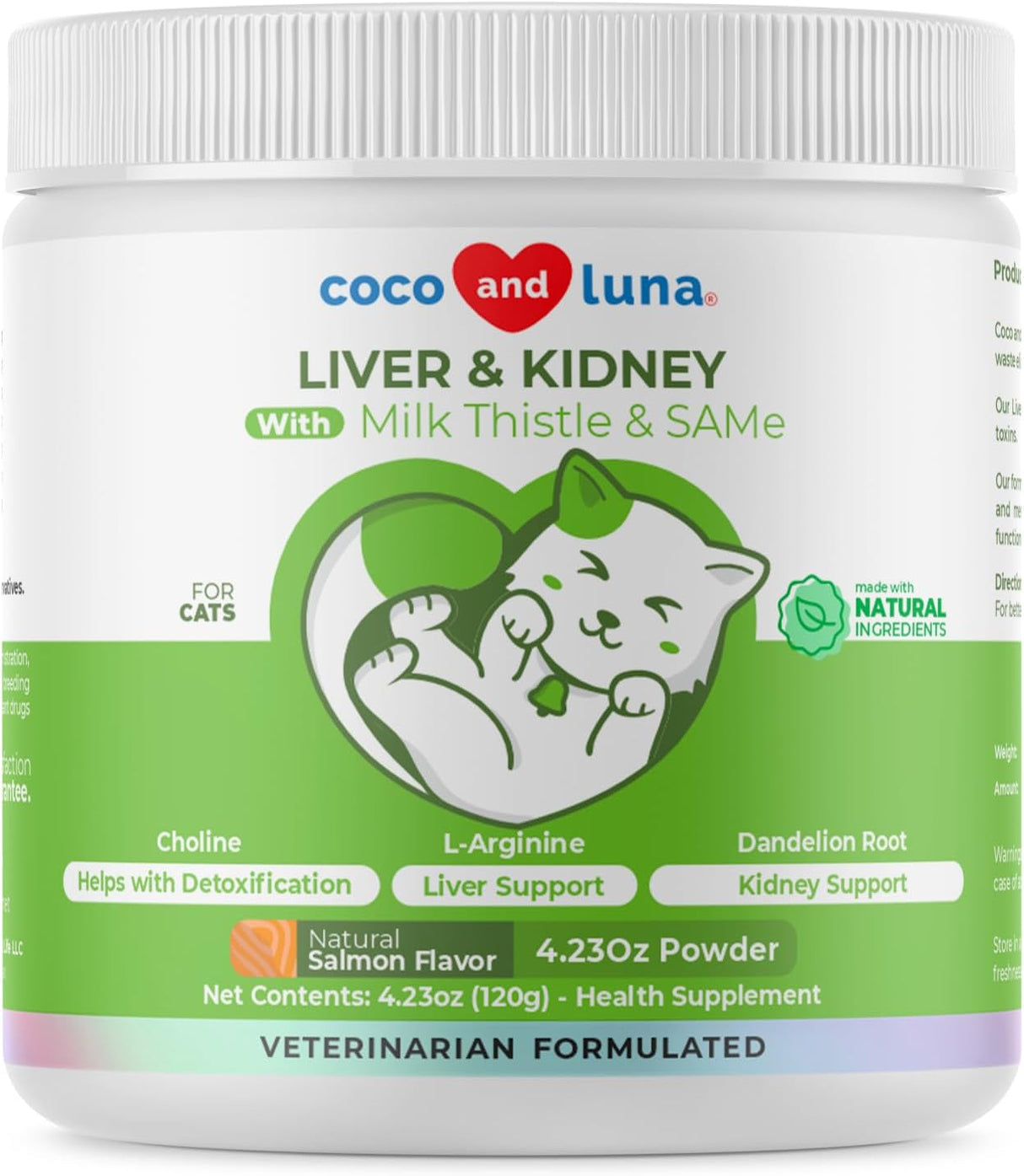 Coco and Luna Milk Thistle for Cats 120Gr.