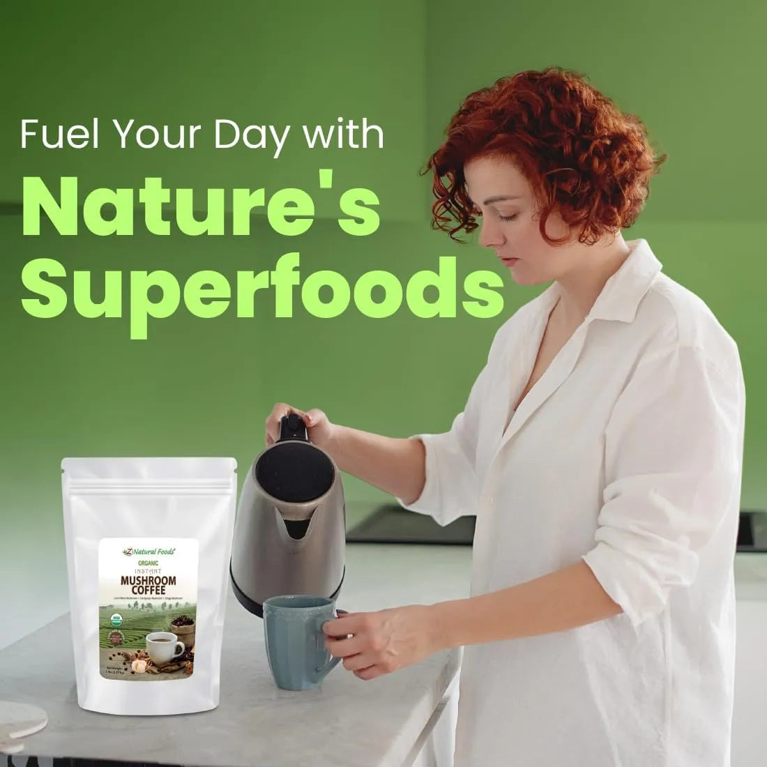 Z NATURAL FOODS - Z Natural Foods Organic Reishi Mushroom Extract Powder 454Gr. - The Red Vitamin MX - Suplementos Alimenticios - {{ shop.shopifyCountryName }}