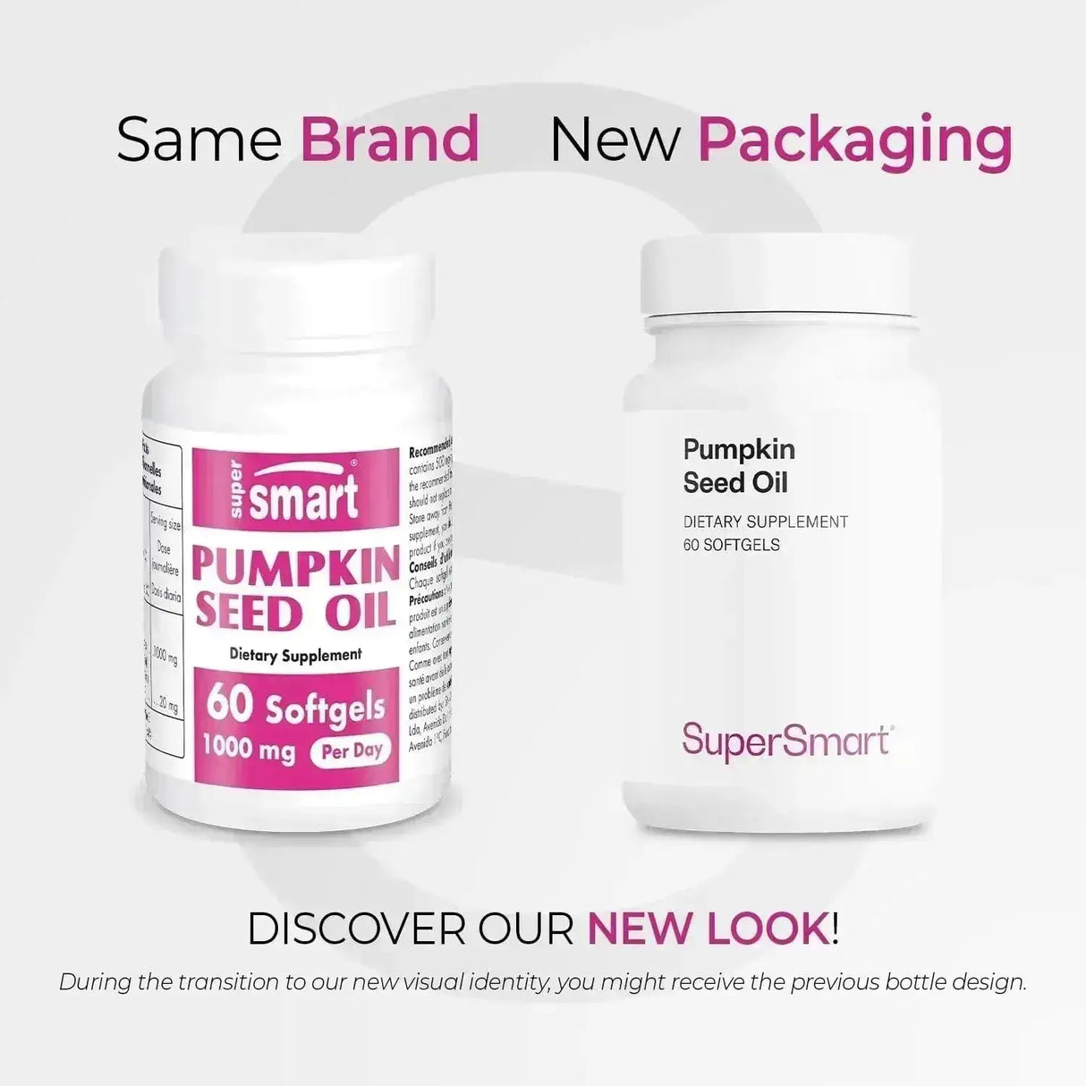 SUPER SMART - Supersmart Pumpkin Seed Oil 1000Mg. 60 Capsulas Blandas - The Red Vitamin MX - Suplementos Alimenticios - {{ shop.shopifyCountryName }}